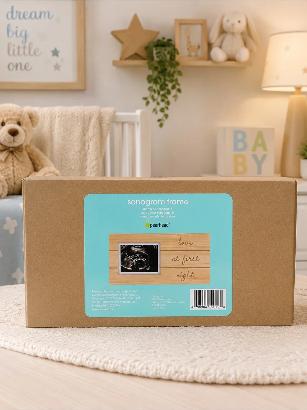 Love at First Sight Wooden Photo Frame